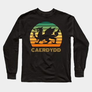 Carerdyyd Cymru, Cardiff Wales Long Sleeve T-Shirt